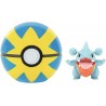 Figura Gible + Veloz Ball Clip 'N' Go Pokémon Bizak