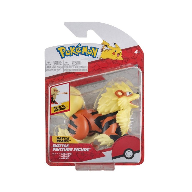 Figuras de Combate con Mecanismo Arcanine Pokémon Bizak