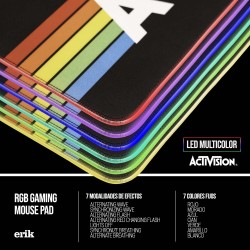 Alfombrilla Ratón XXL con Luz Led Activision