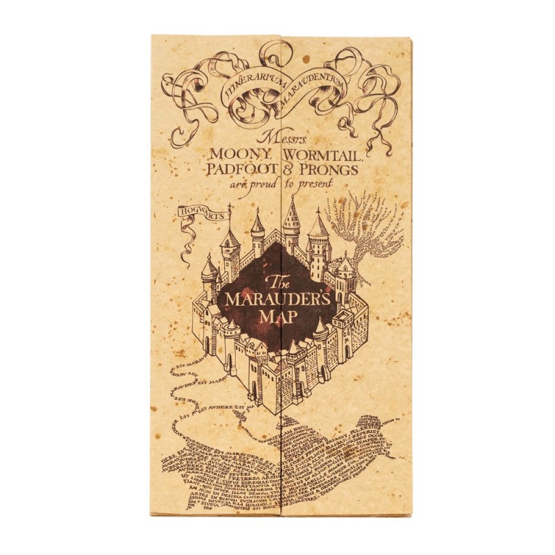 Réplica Mapa del Merodeador Harry Potter