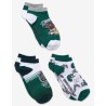 Pack 3 Calcetines Tobilleros Niño Verde Harry Potter