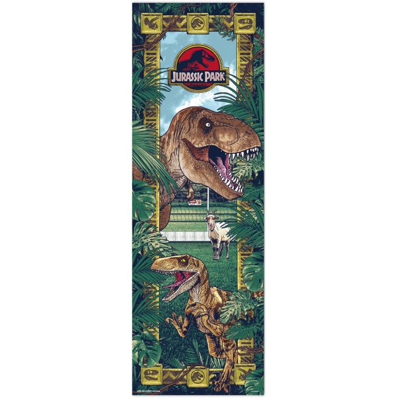 Poster Puerta Jurassic Park 53 x 158 cm