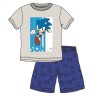 Pijama Corto Niño Gris Sonic the Hedgehog