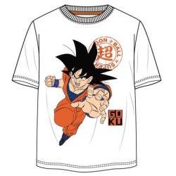 Camiseta Blanca Goku Dragon Ball Super