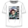 Camiseta Blanca Tanjiro Demon Slayer