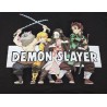 Camiseta Negra Personajes Demon Slayer