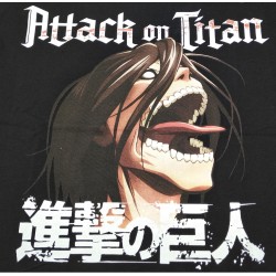 Camiseta Negra Titan Ataque a los Titanes