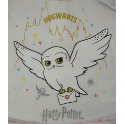 Conjunto Bebé Blanco y Rosa Hogwarts Harry Potter