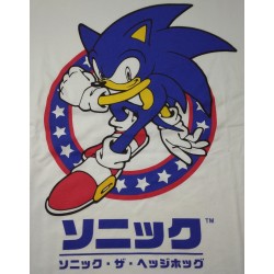 Camiseta Blanca Sonic the Hedgehog