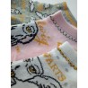 Pack 3 Calcetines Tobilleros Niña Blanco, Rosa y Gris Harry Potter