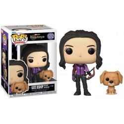 Figura POP Kate Bishop y Lucky Pizza Dog Hawkeye