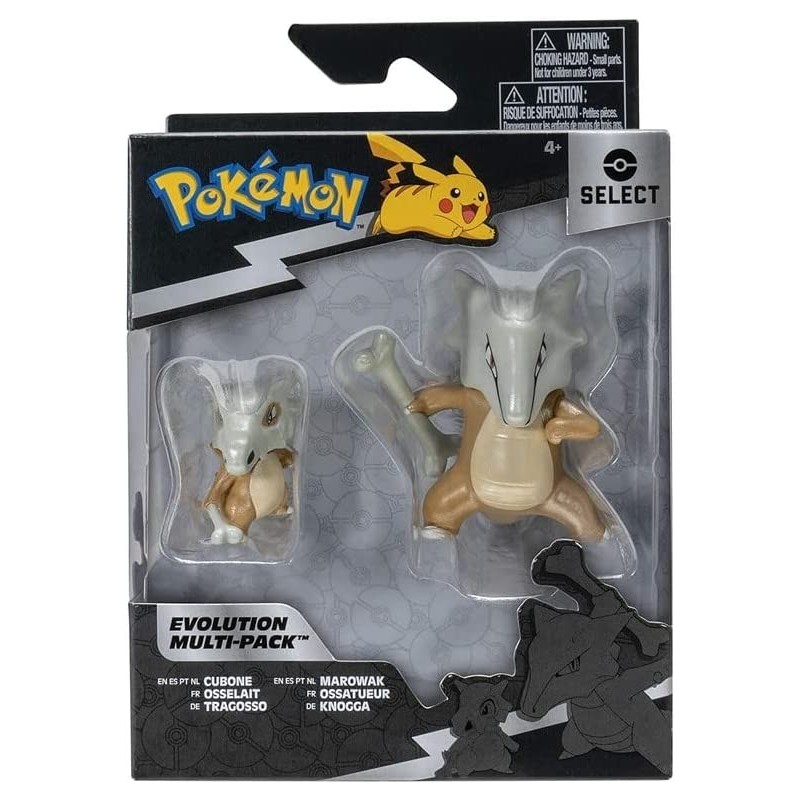 Pack Figuras Cubone y Marowak Evolution Multi-Pack Pokémon Bizak