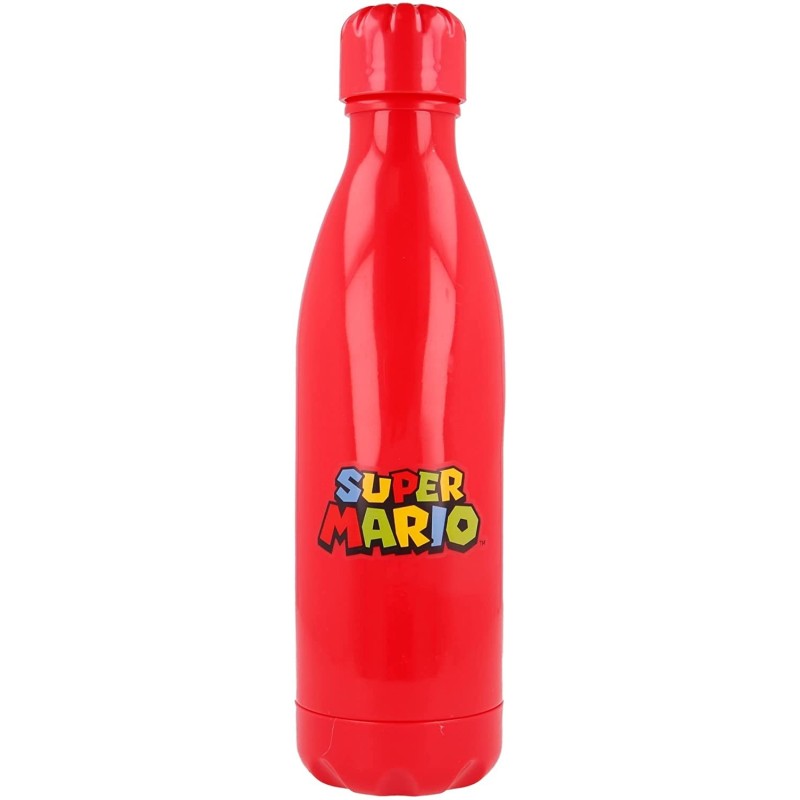 Botella de Agua Reutilizable de Plástico Super Mario 660 ml