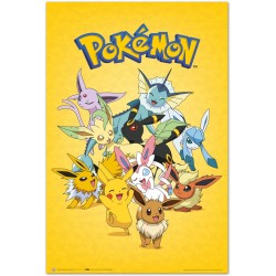 Póster Eevee Evolución Pokemon