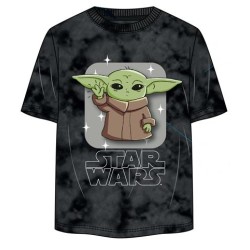 Camiseta Negra Baby Yoda Star Wars