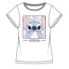 Camiseta Blanca Mujer Stitch Disney