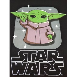 Camiseta Negra Baby Yoda Star Wars