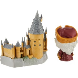 Figura POP Town Albus Dumbledore y Hogwarts Harry Potter