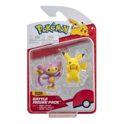 Pokémon Battle Figure Pack Aipom + Pikachu 6 cm Bizak