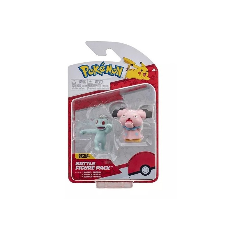 Pokémon Battle Figure Pack Machop + Snubbull 6 cm Bizak