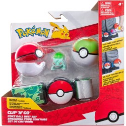 Set de Cinturón Clip N Go Poké Ball Bulbasaur Pokémon
