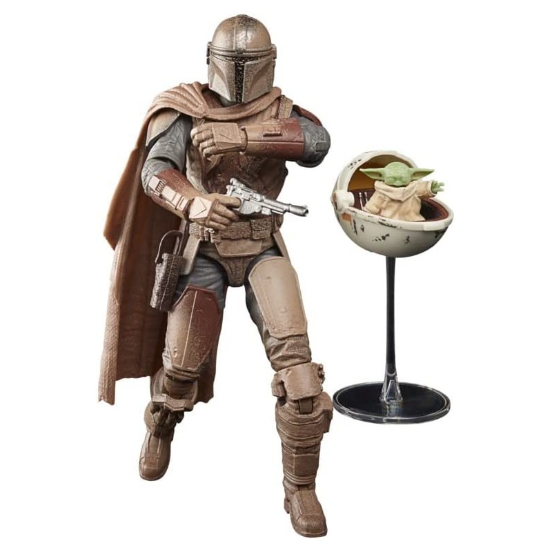 Figura Articulada The Mandalorian & Grogu (Arvala-7) Star Wars The Mandalorian Hasbro