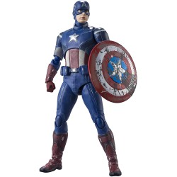 Figura Capitán América edición Avengers assemble de marvel de15 cm