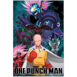 Póster One Punch Man Saitama Vs Villain