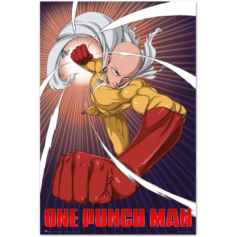 Póster One Punch Man Saitama Vs Villain