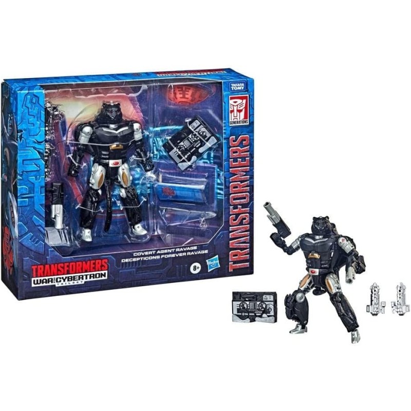 Figura Covert Agent Ravage de Transformers War for Cybertron