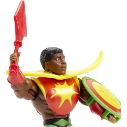 Figura Sun-Man de Masters of the Universe con cómic