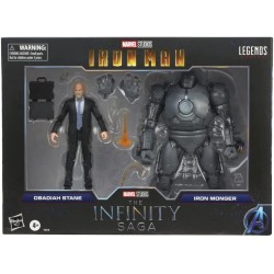 Figuras Obadiah Stane y Iron Monger de 15 cm the Infinity Saga