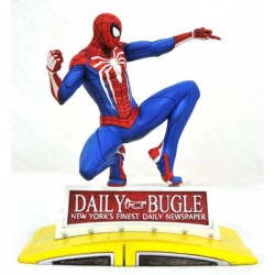 Figura Spider-Man en taxi 23cm Gameverse Marvel Gallery Diorama