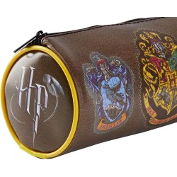 Estuche Escudos Casas Harry Potter