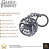 Llavero Targaryen gris cromo de Juego de Tronos