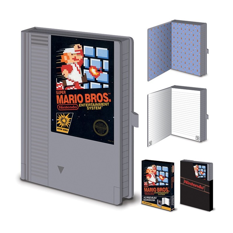 Cuaderno A5 Premium Super Mario Bros Nintendo