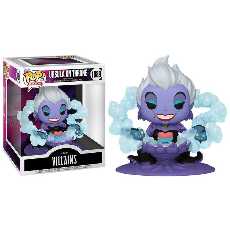 Figura POP Deluxe Ursula en Trono Villanos Disney