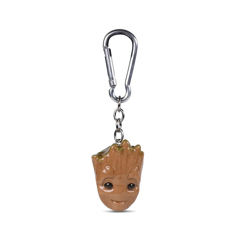 Llavero de Poliresina Cabeza Baby Groot Marvel