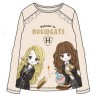 Camiseta Niña Manga Larga Beige Hogwarts Harry Potter