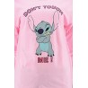 Pijama Largo Rosa y Azul Stitch Disney