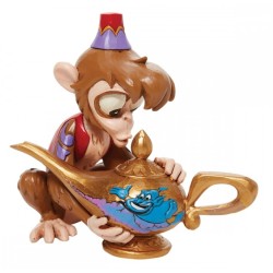 Estatua Abu con Lámpara Genio Aladdin Disney Traditions