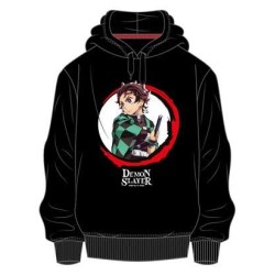 Sudadera Negra Tanjiro Demon Slayer