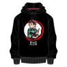 Sudadera Negra Tanjiro Demon Slayer