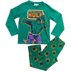 Pijama Largo Niño Hulk Marvel