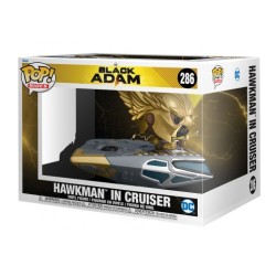 Figura POP Rides Hawkman en Cruiser Black Adam DC