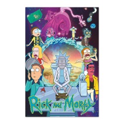 Póster Temporada 4 Rick y Morty 61 x 91,5 cm