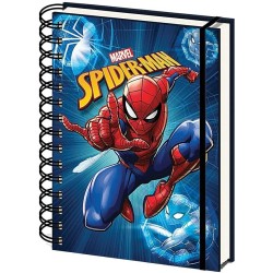Cuaderno A5 Espiral Web Strike Spider-Man Marvel