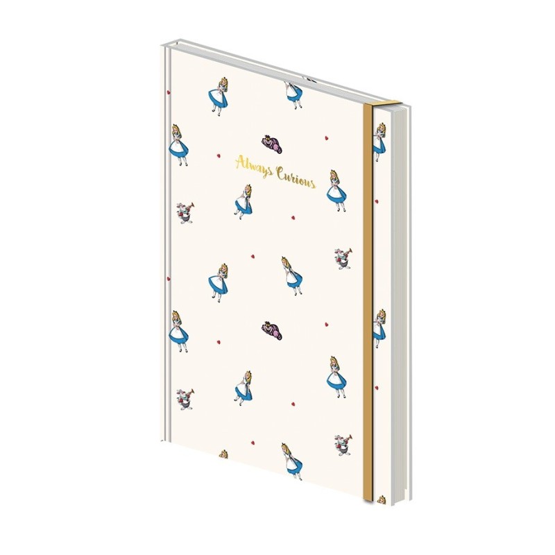 Cuaderno A5 Premium Always Curious Alicia Disney