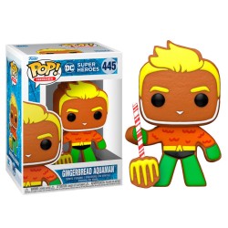 Figura POP Gingerbread Aquaman DC Holiday