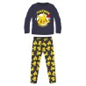 Pijama Largo Azul Niño Pikachu Pokémon